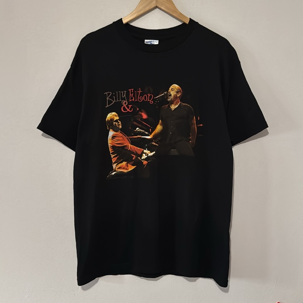 Vintage Billy Joel - Elton John Face 2 Face Tour T-Shirt / Large / 2003